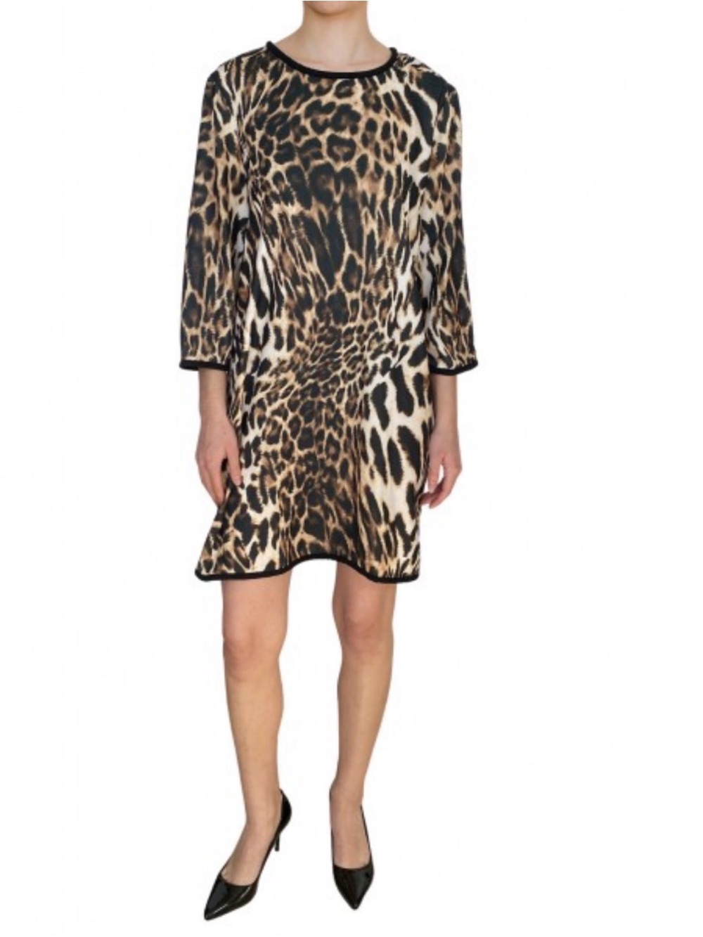 Mango Leopard Print Dress